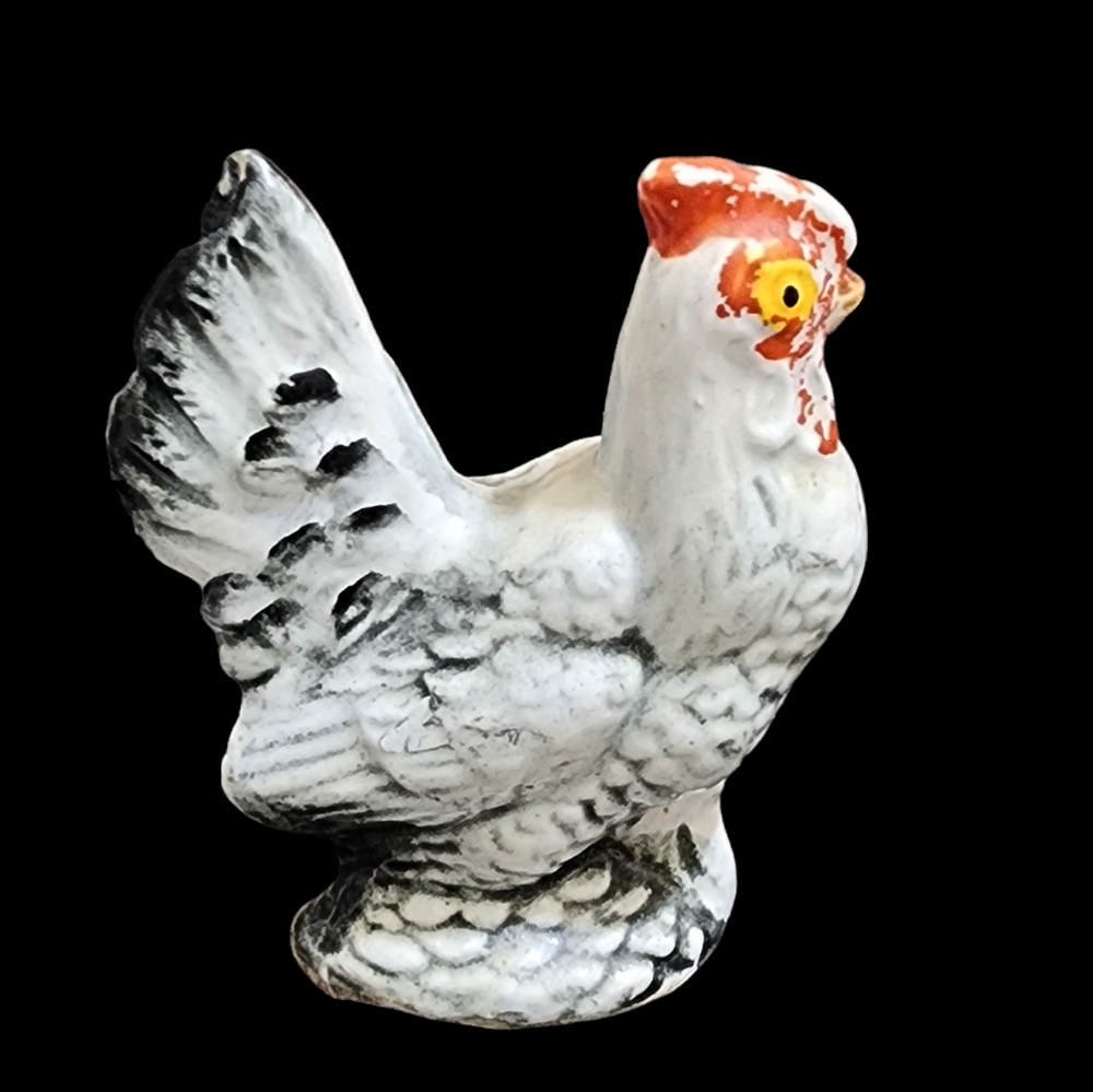 Mid-century rooster salt shaker ceramic porcelain - Picture 2 of 5